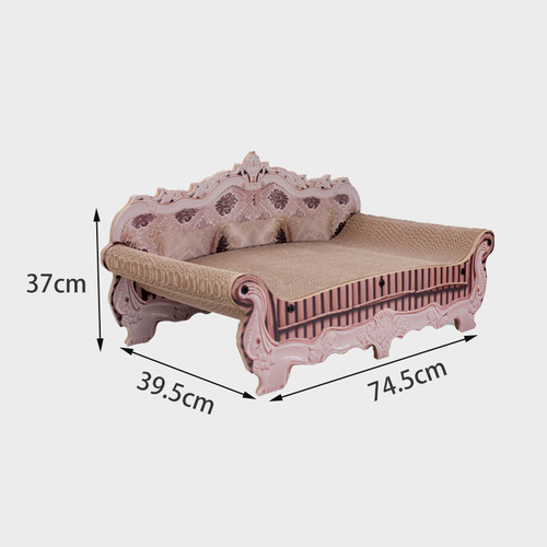 Cat Scratch Board Recliner, Empress Chair, Corrugated Paper, Durable, No Dust, Sofa Napping Mat, Wear-Resistant, Vertical Scratching Tool, Cat Toy