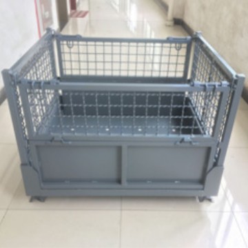 易联韩版料箱韩式料箱折叠铁框周转铁框金属料箱可堆垛免费设计