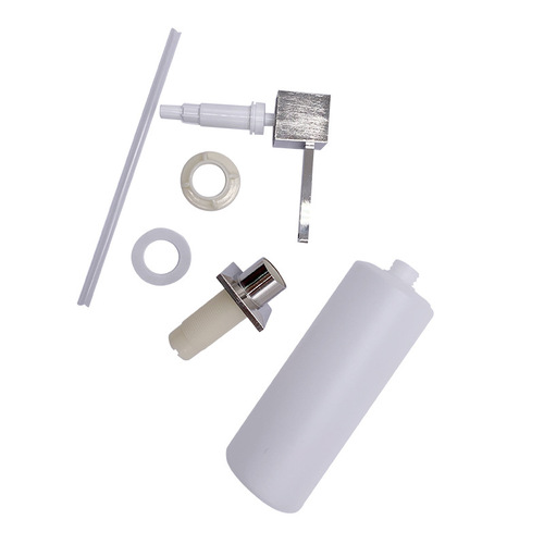 Soap dispenser kitchen sink dish soap bottle press bottle wash basin detergent zinc alloy press device