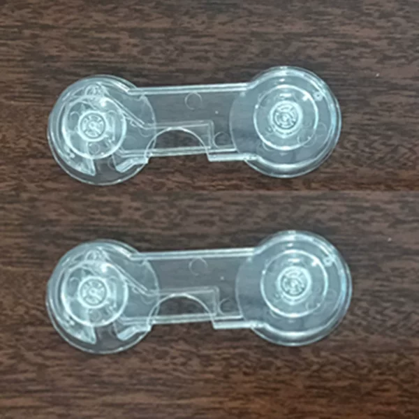 Transparent child safety lock/pair lock/anti-pinch children's products/right angle lock/bear lock safety protection