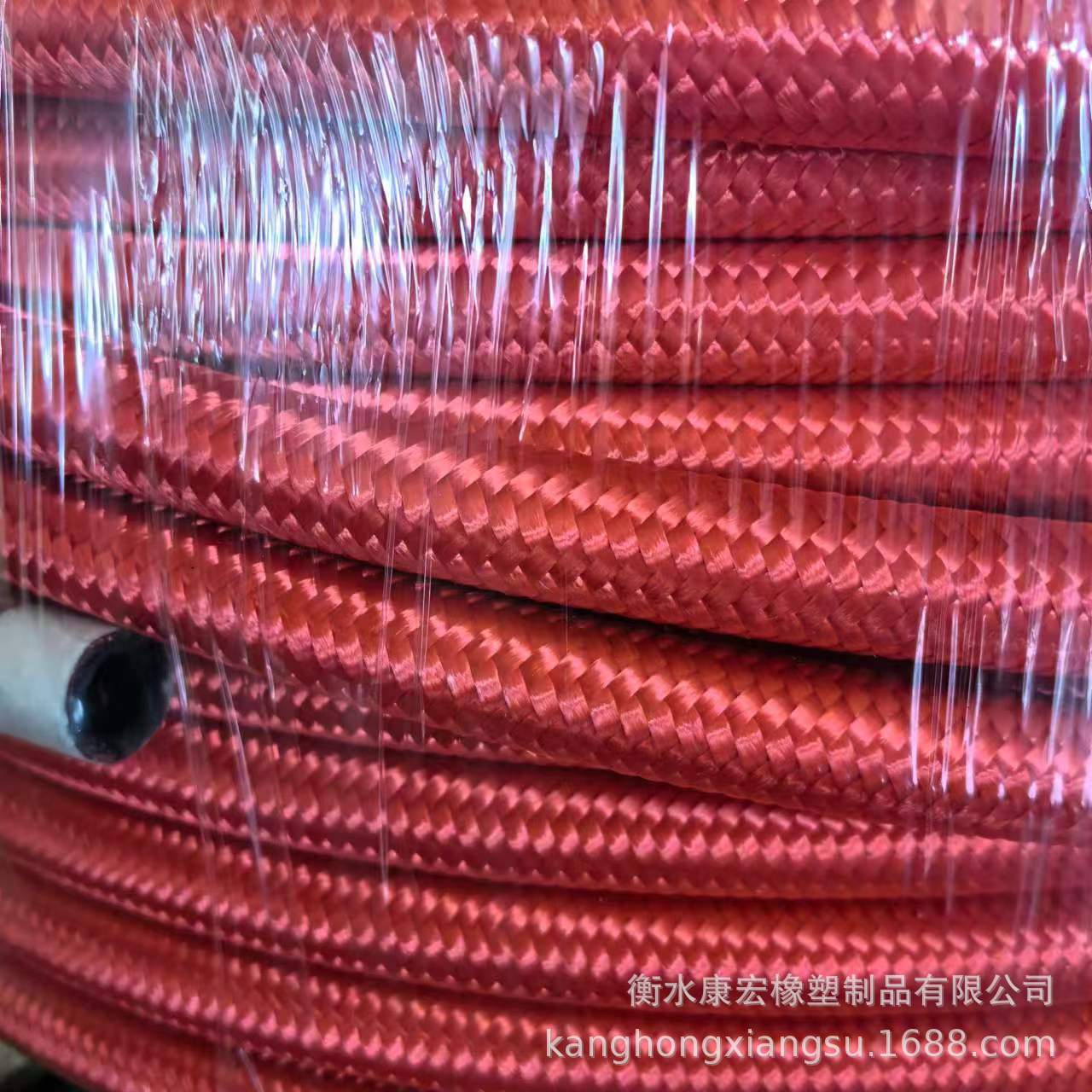 AN4 AN6 AN8 AN10 AN12改装汽油管散热器油管 红色蓝色编织油冷管