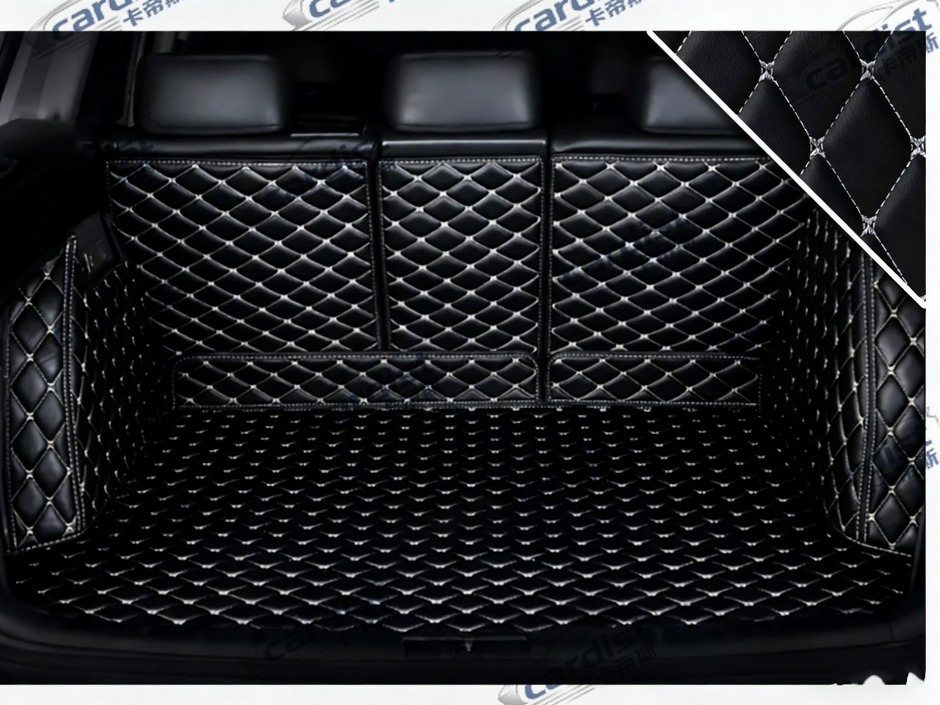 Catist/High-Quality Leather Full-Cover Car Trunk Mat Cross-Border
