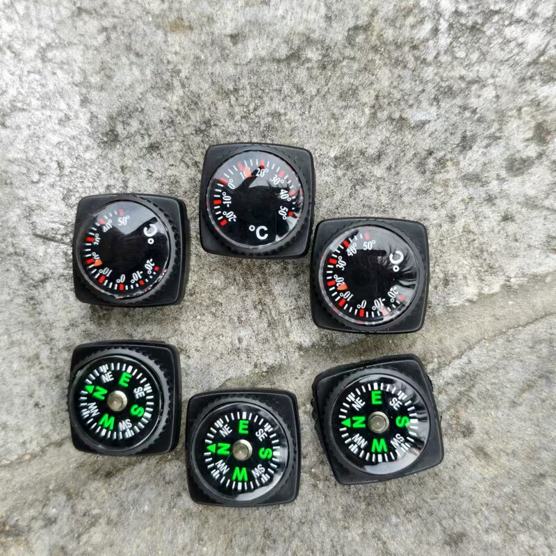 Umbrella Rope Keychain Bracelet Compass Bracelet Compass Thermometer Accessories 20mm Thermometer Plastic C Celsius