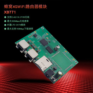 4G wifi routing module 300m wireless rate Ethernet port built-in SIM card holder MT7628 scheme