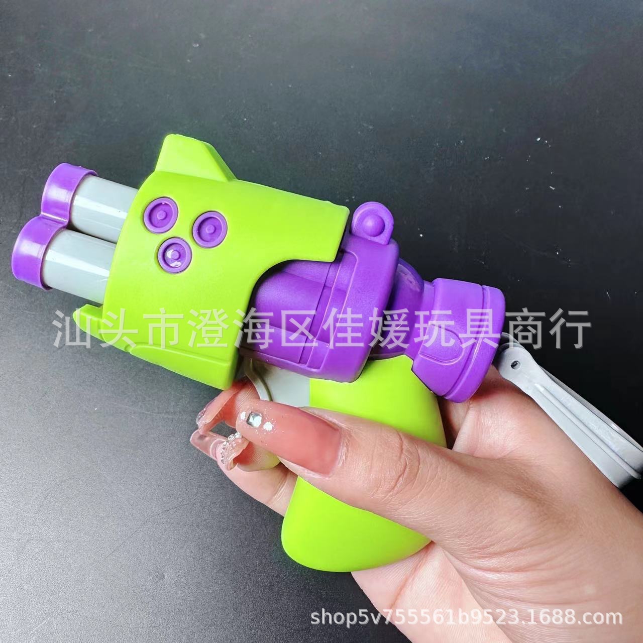 ディザトーン大根軟弾銃子供玩具3dミニ宇宙ピストル男少女漫画軟弾発射玩具銃