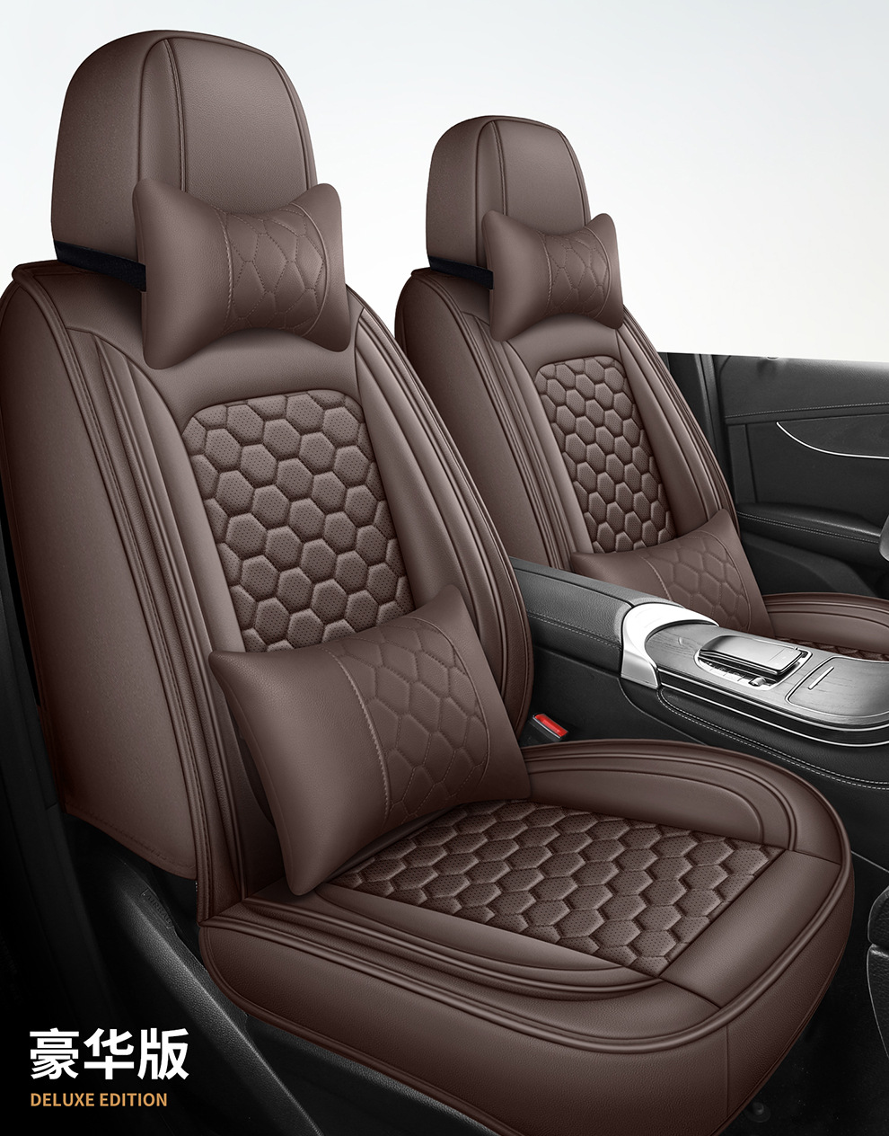 2026 New Model Car Seat Covers Wholesale, Universal for All Seasons, Five-Seater, Durable Leather, Breathable, Non-Slip, Amazon New Product Seat Cushions