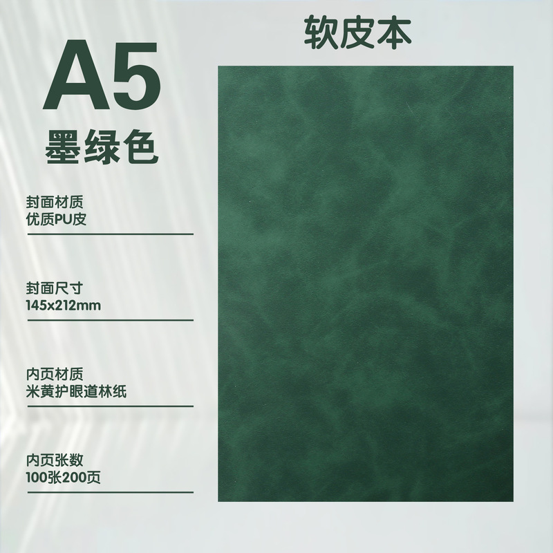 a5笔记本本子高颜值套装记事本商务笔记本办公记事本记录本可定制|undefined