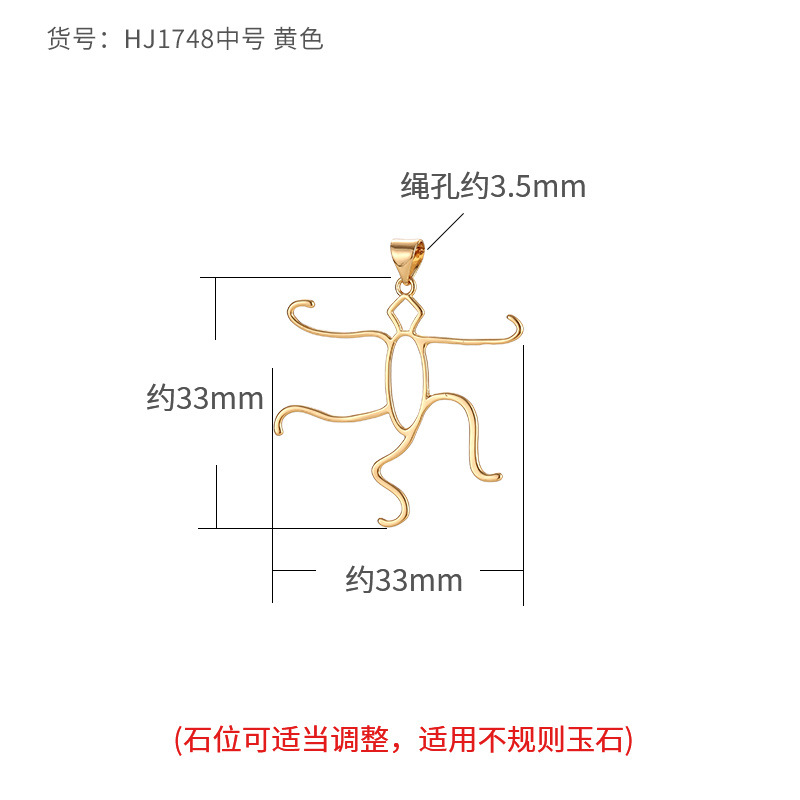 Colgante ajustable simple soporte vacío hembra con incrustaciones de cera de abeja ámbar turquesa con forma colgante de Buda soporte de plata soporte vacío