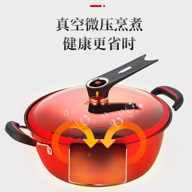 Год pot используется для многоразделения антипригарной кастрюли вакуумное микропроизводство перемешивающей сковороды жарки с рисом и пшеницей