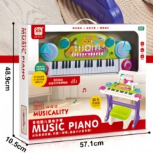 宝奇儿童电子琴音乐玩具启蒙小钢琴卡通早教玩具琴益智玩具电子琴