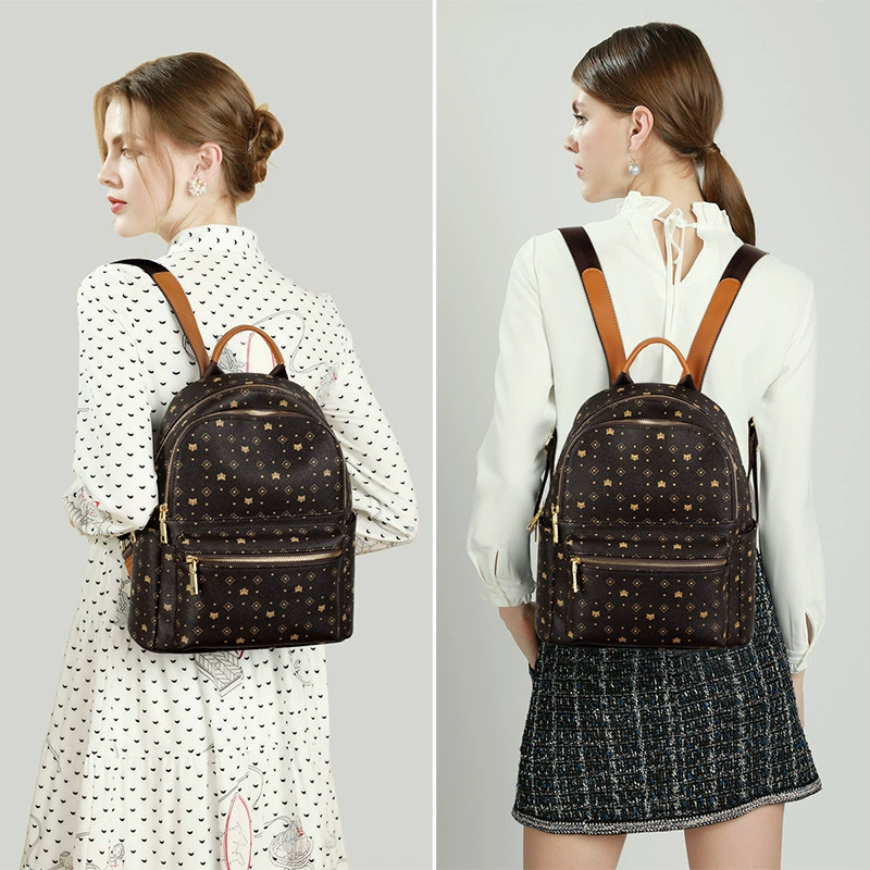Backpack, fashionable shoulder bag, trend capacious laptop, city style