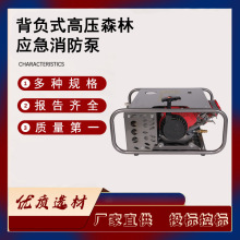 背负式高压森林应急消防泵大流量高扬程灭火泵草原扑火机动泵