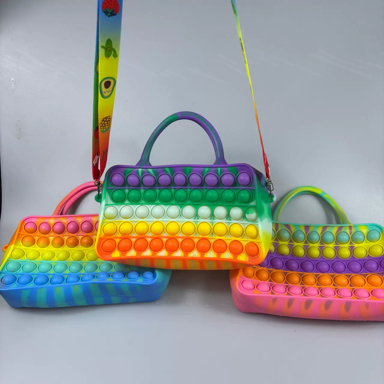 新款灭鼠先锋手提包硅胶零钱包pop 灭鼠先锋包包桌面益智玩具批发