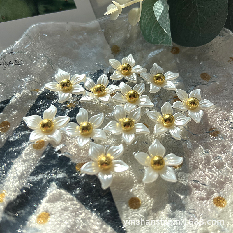 Clear Flower Jewelry Decoration DIY Jewelry Accessories Shoe and Clothing Decoration Handmade Materials Gift Packaging Decoration Accessories