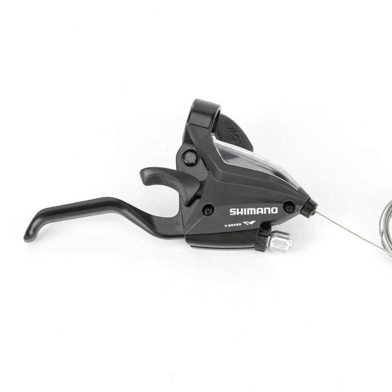 Dedo de la bicicleta Dial bicicleta de montaña posicionamiento de velocidad palanca EF500 delantero y trasero 24S8S de una sola pieza manija del freno de transmisión