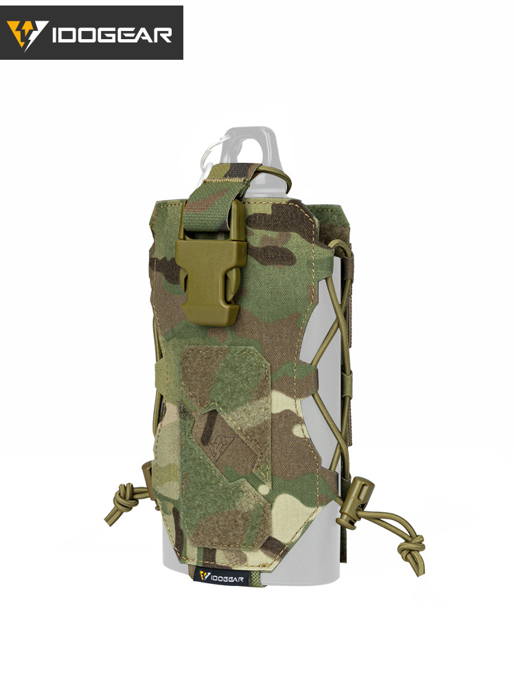 Idogear pequeño acero escorpión al aire libre hervidor bolsa chaleco molle con bolsa deportes hervidor cubierta multifuncional bolsa de artículos diversos