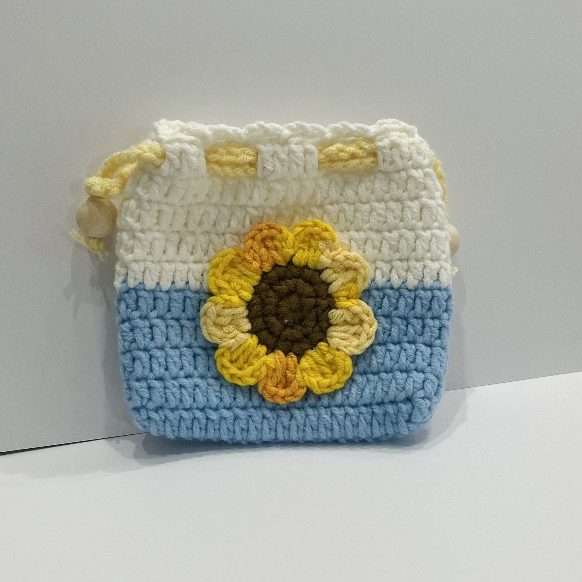 Mini Monedero de Cordón Tejido de Algodón para Uso Diario