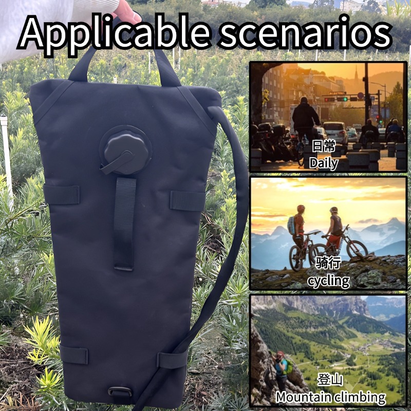 Mochila deportiva personalizada al aire libre gran capacidad 3L bolsa de agua bolsa de almacenamiento material resistente a desgarros bolsa de mano al por mayor