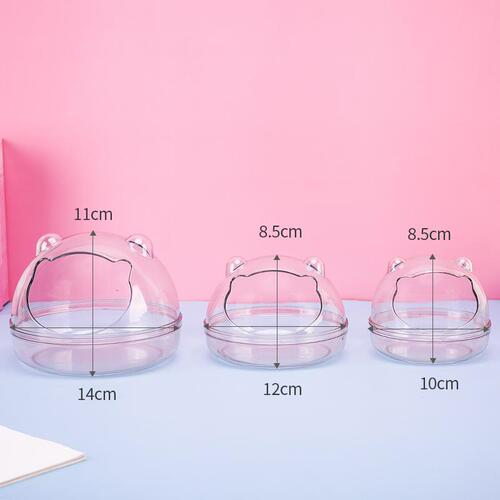 Sure enough, pet hamster golden bear bathroom toilet transparent large bathroom acrylic bath sand tub