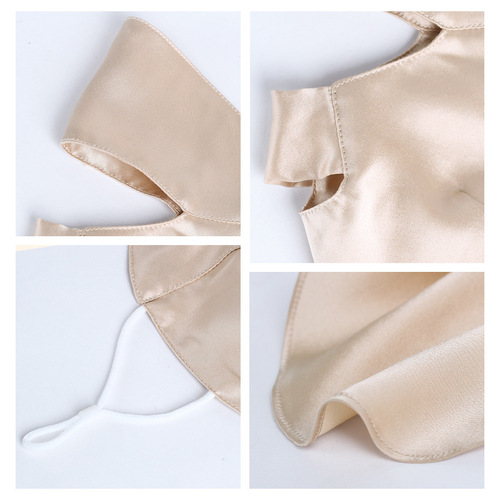 New Yuyue Silk Sunscreen Face Mask Full Face Sleep Breathable Face Covering UV Protection Mulberry Silk Face Scarf for Women