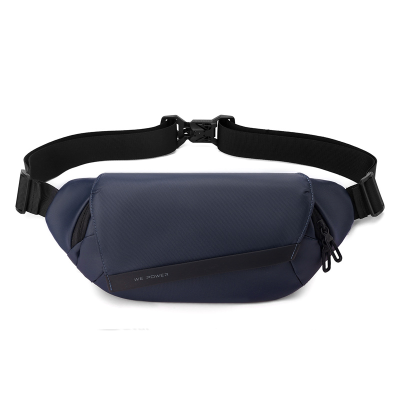 WEPOEWR nuevo estilo de ciclismo de viento bolso de cintura deportivo de viaje de negocios para hombres bolso de pecho de hebilla magnética