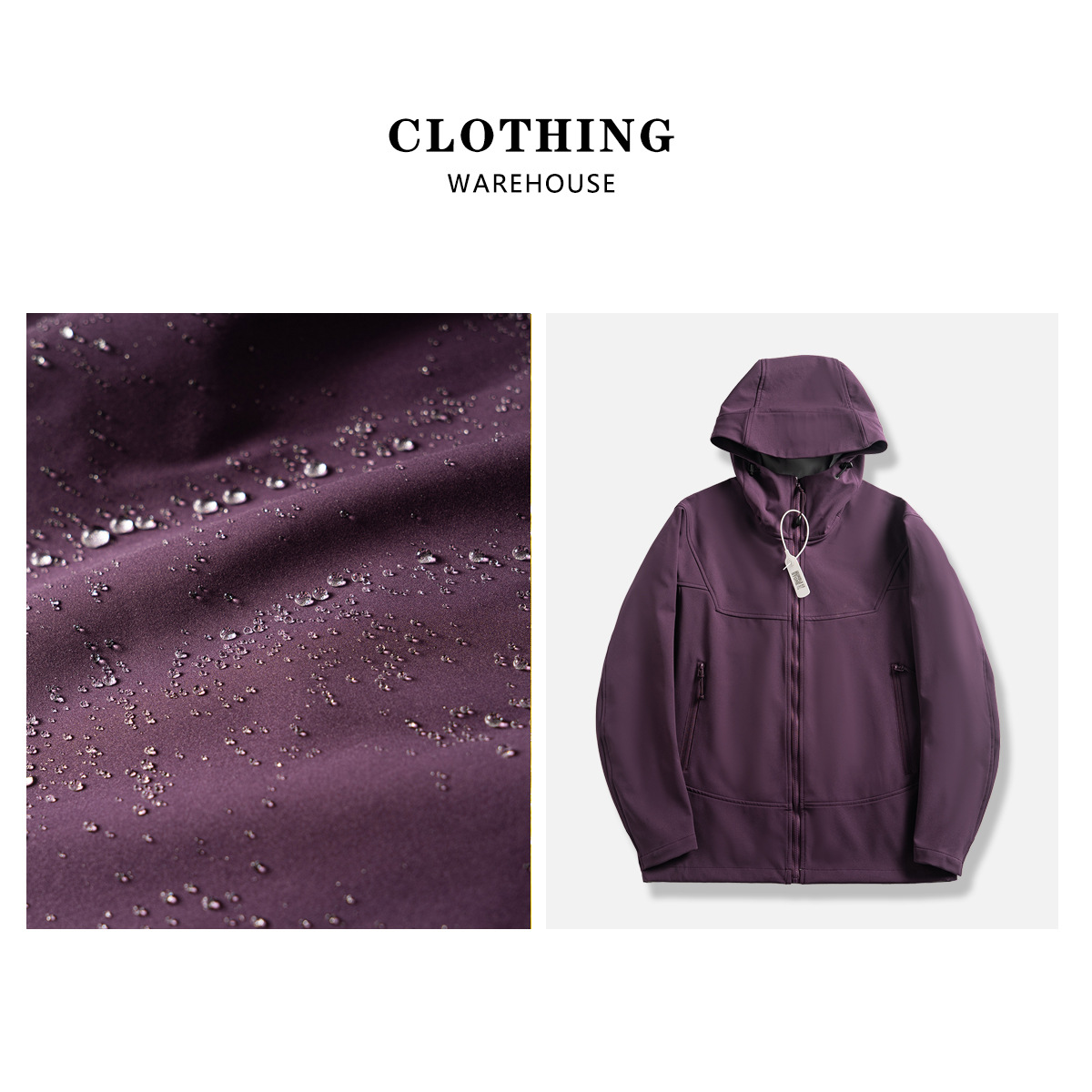 Un pájaro GAMMA con chaqueta de cáscara blenda, chaqueta de asalto elástica impermeable elástica de cáscara blenda, chaqueta al aire libre