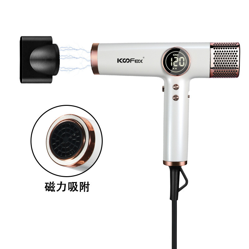 KooFex跨境新款吹风机高速无刷电机大功率冷热家用负离子电吹风|undefined