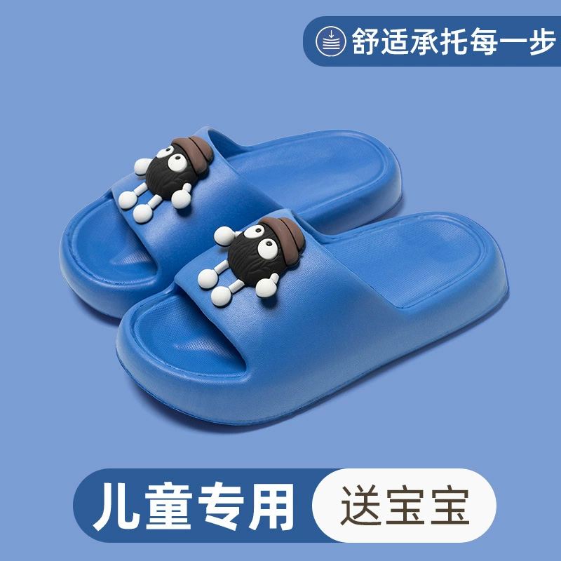 Женские тапочки EVA на толстой подошве, новые летние домашние тапочки с мультяшным принтом, нескользящие, удобные для улицы и ванной комнаты, 2025 год.