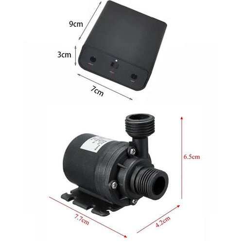 50W 12V Solar Panel Water Pump Fountain Water Extraction Pond Garden Pool Low Noise Solar Fountain Irrigation