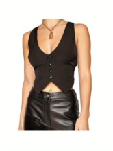 G 12764 Pocket V Neck Sweater Vest ƴ��V������ ŷ������羳