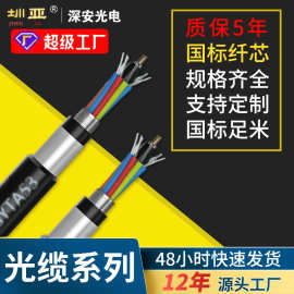 GYTA53地埋光缆 室内多模光缆双护成绞电线电缆皮线光缆矿用线缆