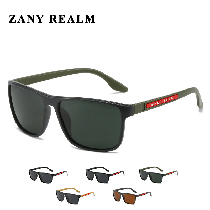 Nueva caja de comercio exterior hombres transfronterizos gafas de sol polarizadas conducción esmerilado europeo y americano negocio moda gafas de sol fabricante