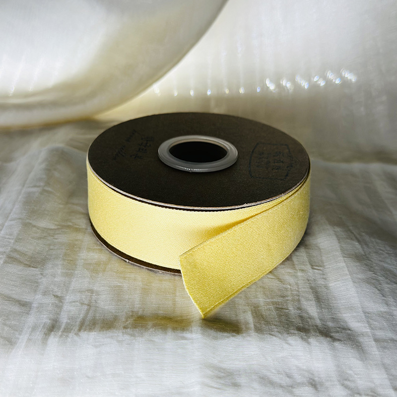 Nueva cinta de algodón de poliéster coreano, cinta de flores, lazo, accesorios de bricolaje hechos a mano, embalaje de regalo, cinta, rollo de 4cm mezclado