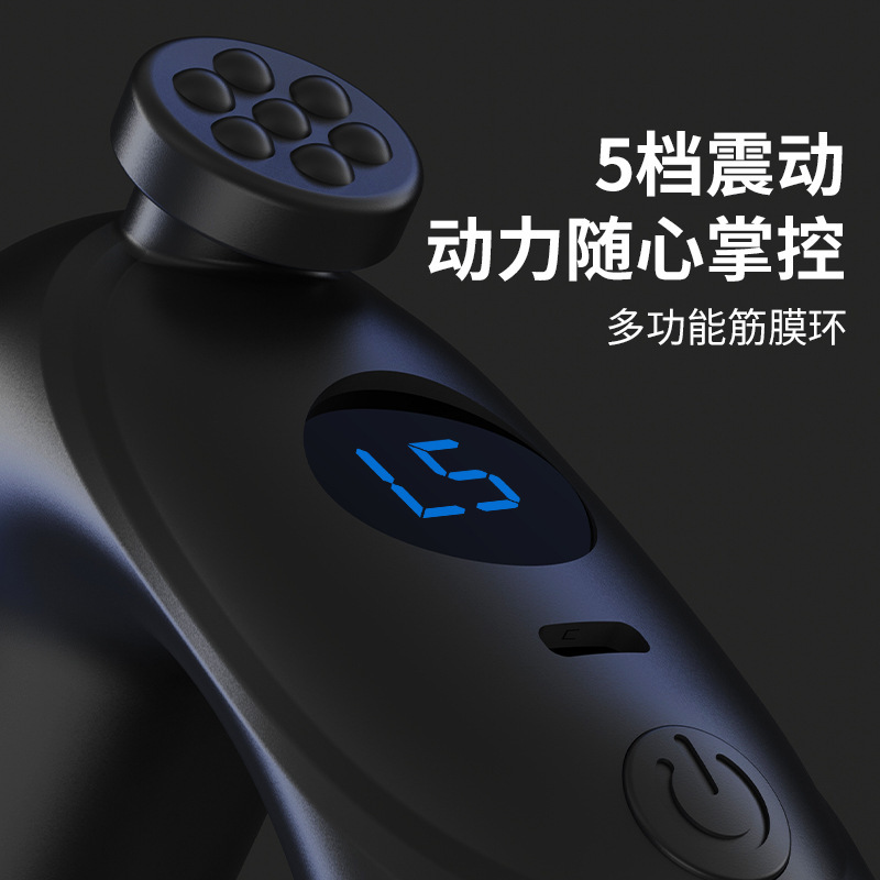 VVT二合一筋膜环腰带式筋膜枪肌肉放松迷你电动燃脂按摩跨境专用|undefined
