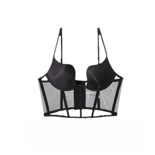 Supportive Summer Bra Top, Fitted Bustier, Underwire Support, Sizes 32/70–38/85