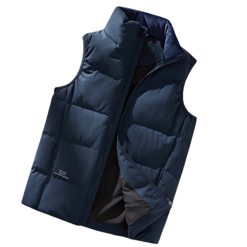 Down Vest Men's Fashionable Autumn and Winter Cotton Couple Couple Jacket Women's Sleeveless Loose Vest Waistcoat Thickened and Warm