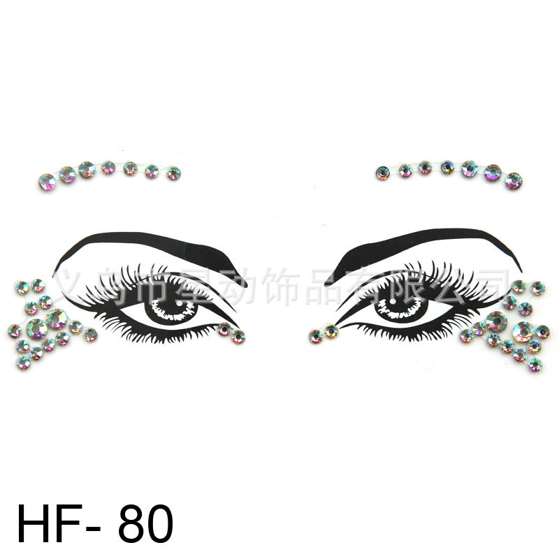 HF-80 Crystals face sticker ˮ��ü�����������곧������װ����