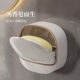Wall Hanging Flip Soap Box Toilet Soap Box Wall Hanging with Lid Punch-free Soap Box with Lid with Draining Light Luxury