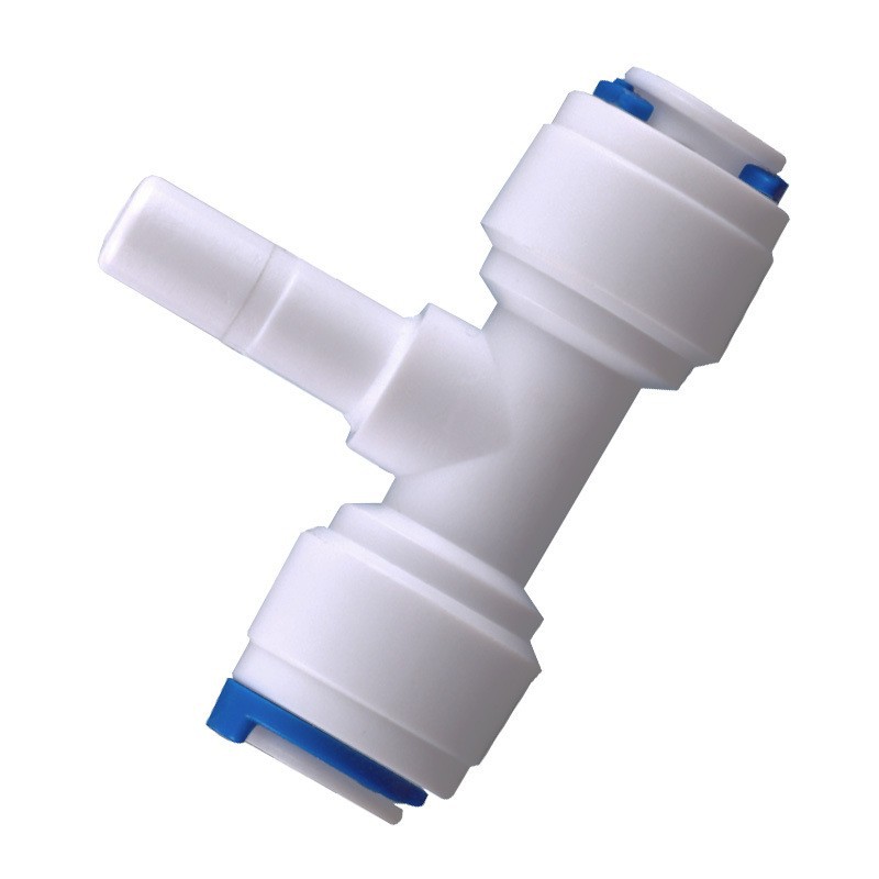 Venta al por mayor 2-punto enchufe taladro de tres vías medio 2-punto enchufe taladro dos-lado tres-tenedor agua purificador perno conector 7011