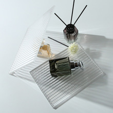 创意亚克力条纹摄影道具背景板几何透明形状摄影台摆件产品拍摄物