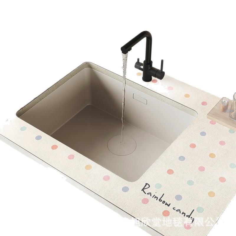 キッチンカウンタートップ排水マット蛇口シンク吸収マット浴室トイレシンク速乾性フロアマット|undefined