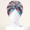 European and American popular donut headscarf hat ball swirl plate flower hat national style Indian Baotou hat one drop shipping