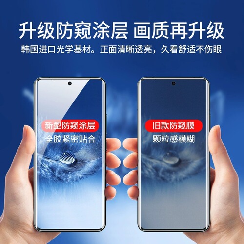 Applicable to Xiaomi 14 Hydrophobic Anti-Peek Film 14 Ultra Phone Film 13x Xiaomi 12s Anti-Fall Anti-Blast 11 Full Screen 10t