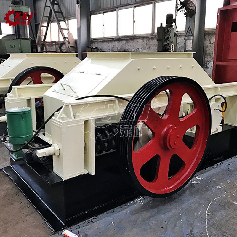 高强度坚固耐磨型对辊破碎机 煤矸石煤炭破碎机