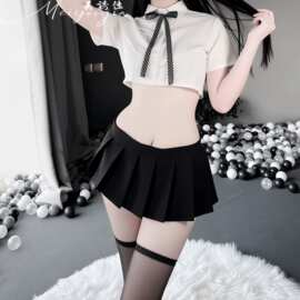 美诱佳情趣内衣校园纯欲学生jk制服诱惑激情套装可爱性感格裙qqny