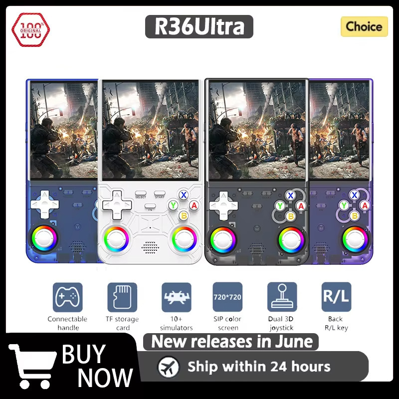 R36Ultra Open-Source Handheld Game Console Portable Linux Dual-System Game 4.0 Handheld Console Psp Nostalgic Style R36Ultra Open-Source Handheld Game Console Portable Linux Dual-System Game 4.0 Handheld Console Psp Nostalgic Style