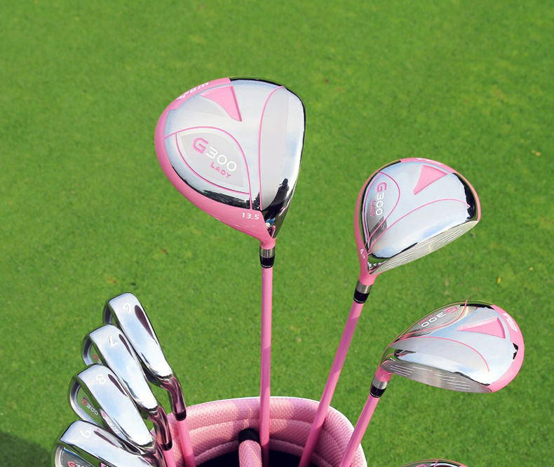 Bộ gậy golf nữ PGM G300 Lady 11 cây hợp kim titan kèm túi đựng — Cacbon! Gậy 11 màu hồng + túi đựng kính thiên văn, Cột thép! Gậy 11 màu hồng + túi đựng kính thiên văn, Carbon! 11 Câu lạc bộ màu hồng + túi bóng tiêu chuẩn, Cột thép! Gậy 11 màu hồng + túi tiêu chuẩn chi tiết 11