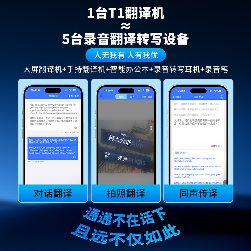 2025新型AI大モデル翻訳機音声ビデオ通話翻訳APP同時通訳クロスボーダー|undefined