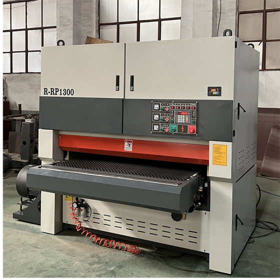 LDX woodworking machinery full-automatic heavy-duty broadband sander R-RP double-sided fixed thickness fixed length special-shaped primer sanding