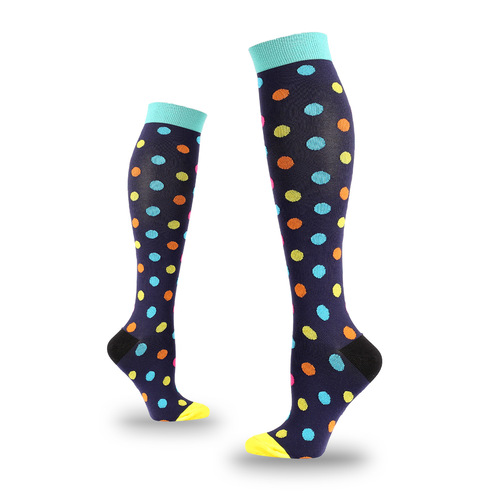 Euramerican sports elastic compression socks Outdoor sports high-ankle running pressure socks